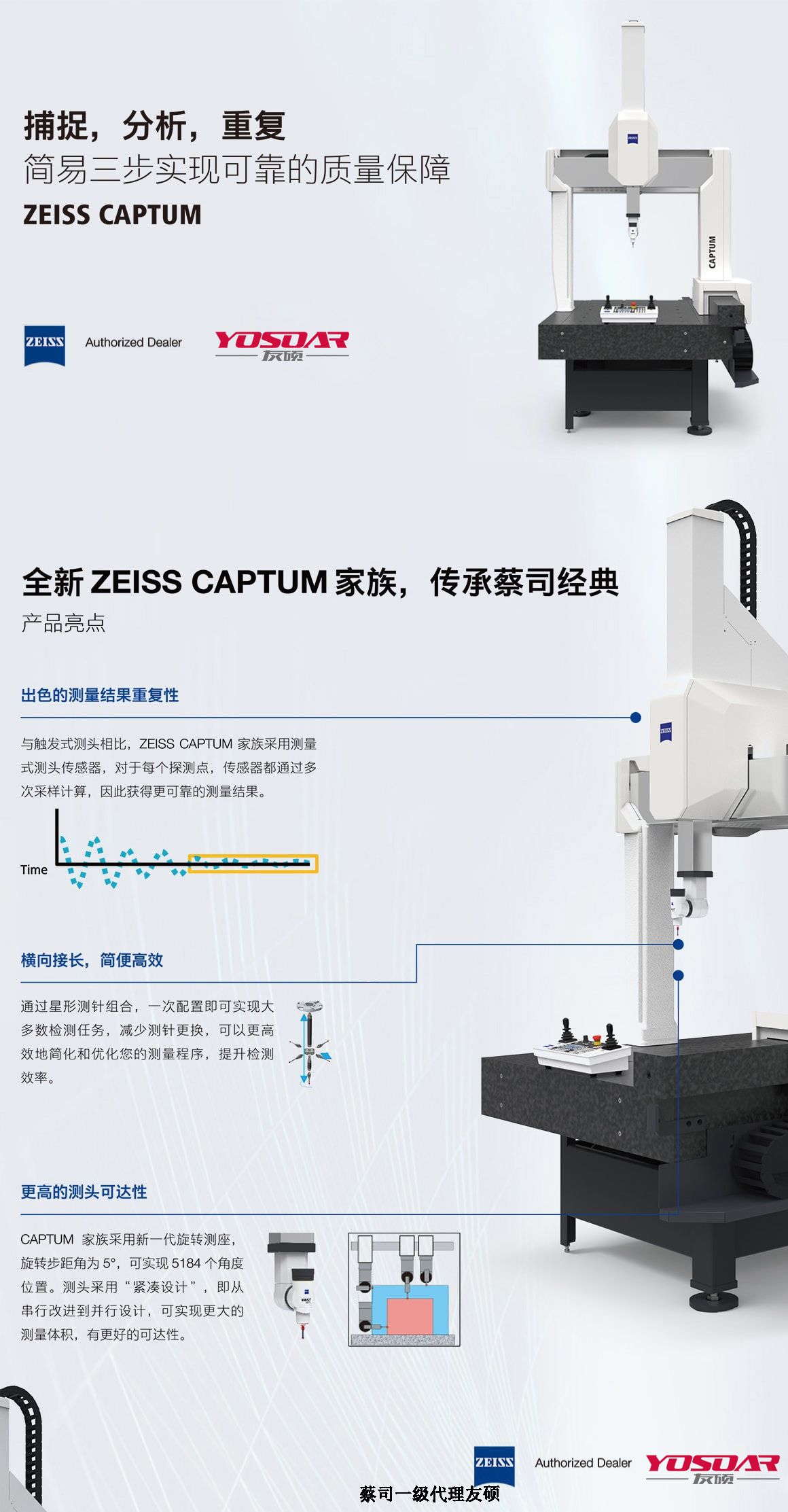 海北蔡司三坐标CAPTUM